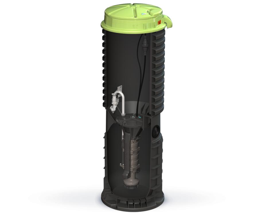 E/One DH071 grinder pumps station